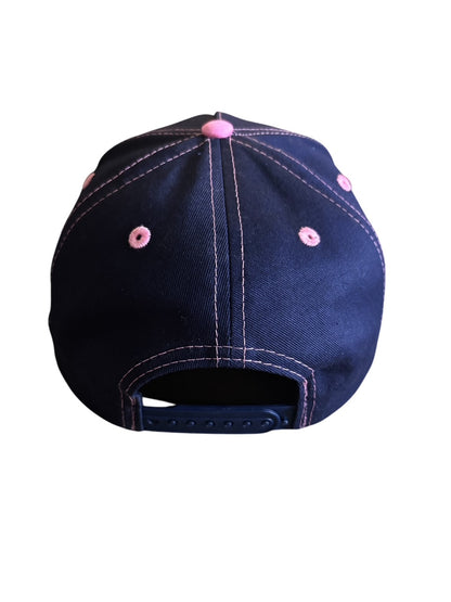 Bird bam navy mahjong hat back view